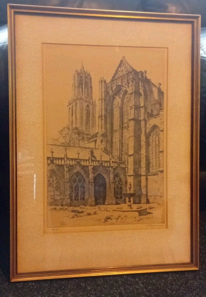Schilderij van de dom, Huis en Inrichting, Ophalen, Zo goed als nieuw
