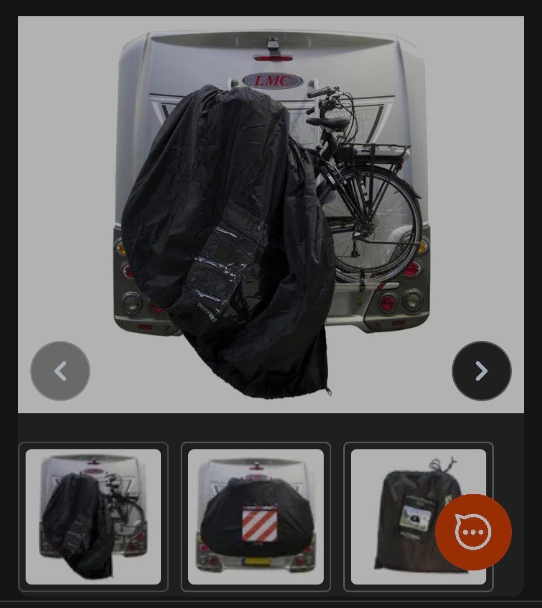 Fietsendragerhoes ds covers voor camper of caravan, Ophalen, Zo goed als nieuw