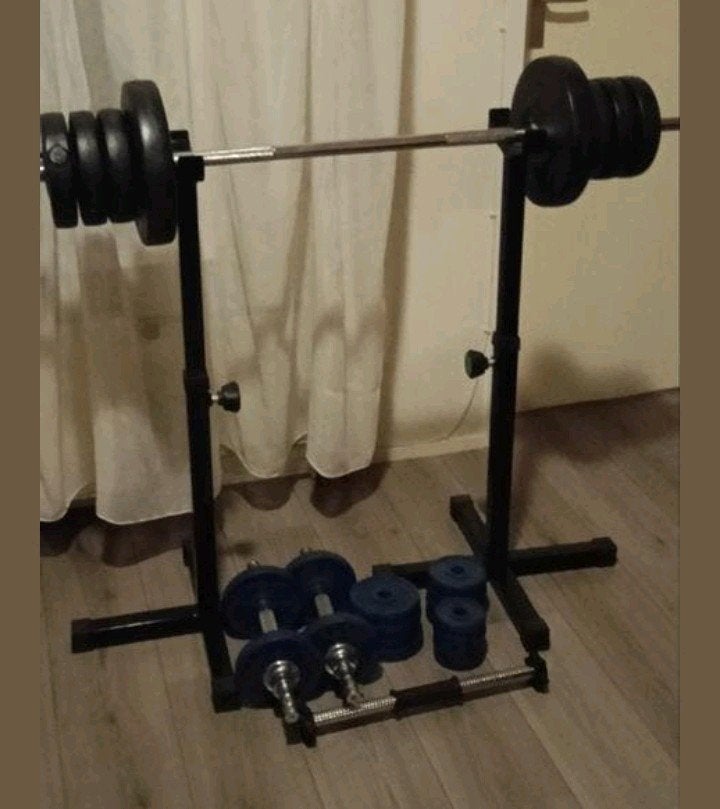 Kracht station voor bankdrukken en fitness, Benen, Krachtstation, Ophalen of Verzenden, Zo goed als nieuw