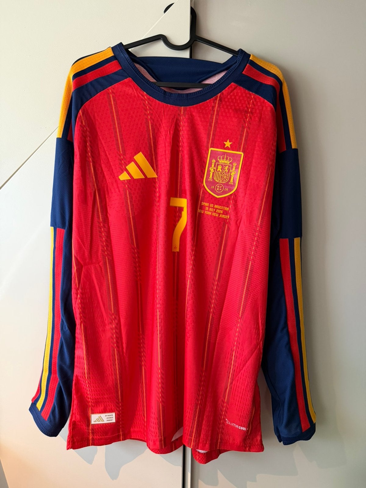 Ferran Torres | Spanje Voetbalshirt | WK Finale | XL (L), Sport en Fitness, Voetbal, Maat XL, Ophalen of Verzenden, Zo goed als nieuw