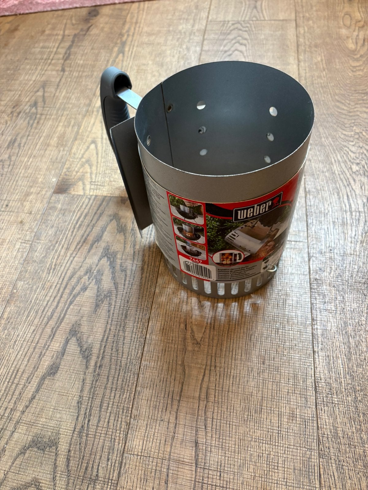 Weber rapidfire chimney starter nieuw, Ophalen of Verzenden, Nieuw