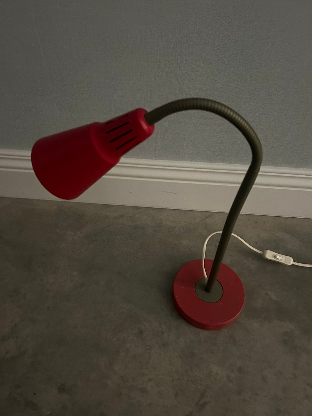 Vintage IKEA kvart tafel/burea lamp, Bureaulamp, Gebruikt, Vintage, Ophalen of Verzenden