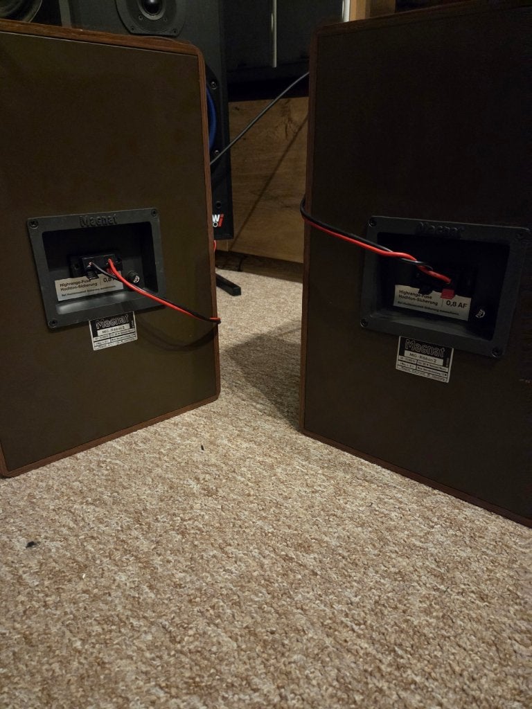 Magnat MIG-Ribbon 2 speakers, Ophalen, Magnat, Zo goed als nieuw, 60 tot 120 watt