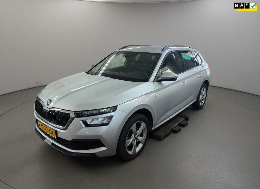 Skoda Kamiq 1.0 TSI Sport Business, Trekhaak, Clima, PDC, NW, Auto's, Skoda, Stof, Gebruikt, Origineel Nederlands, 630 kg