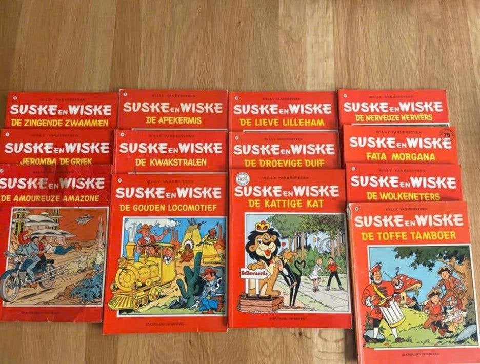 Serie Suske en Wiske strips, Boeken, Stripboeken, Gelezen, Willy Vandersteen e.a., Ophalen of Verzenden, Meerdere stripboeken