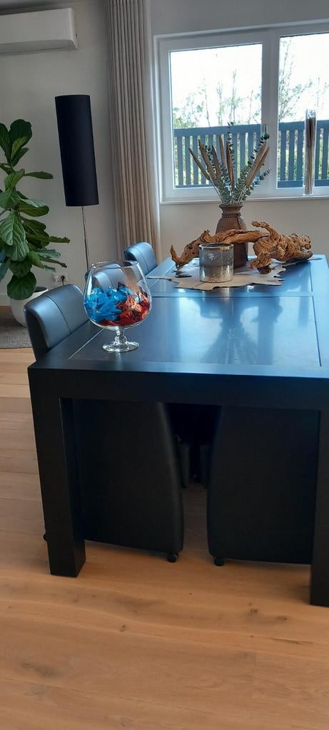 Eetkamertafel met 6 stoelen, Ophalen, 4 tot 6 stoelen