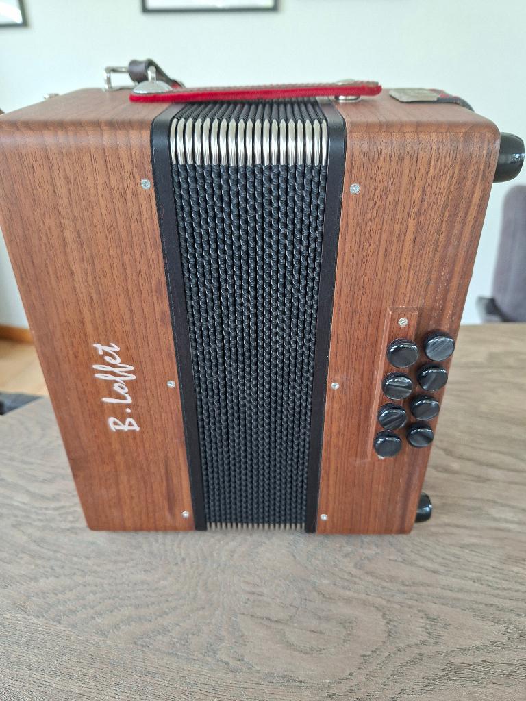 Trekzak B.Loffet, Muziek en Instrumenten, Accordeons, Overige formaten, Met koffer, Zo goed als nieuw, Ophalen