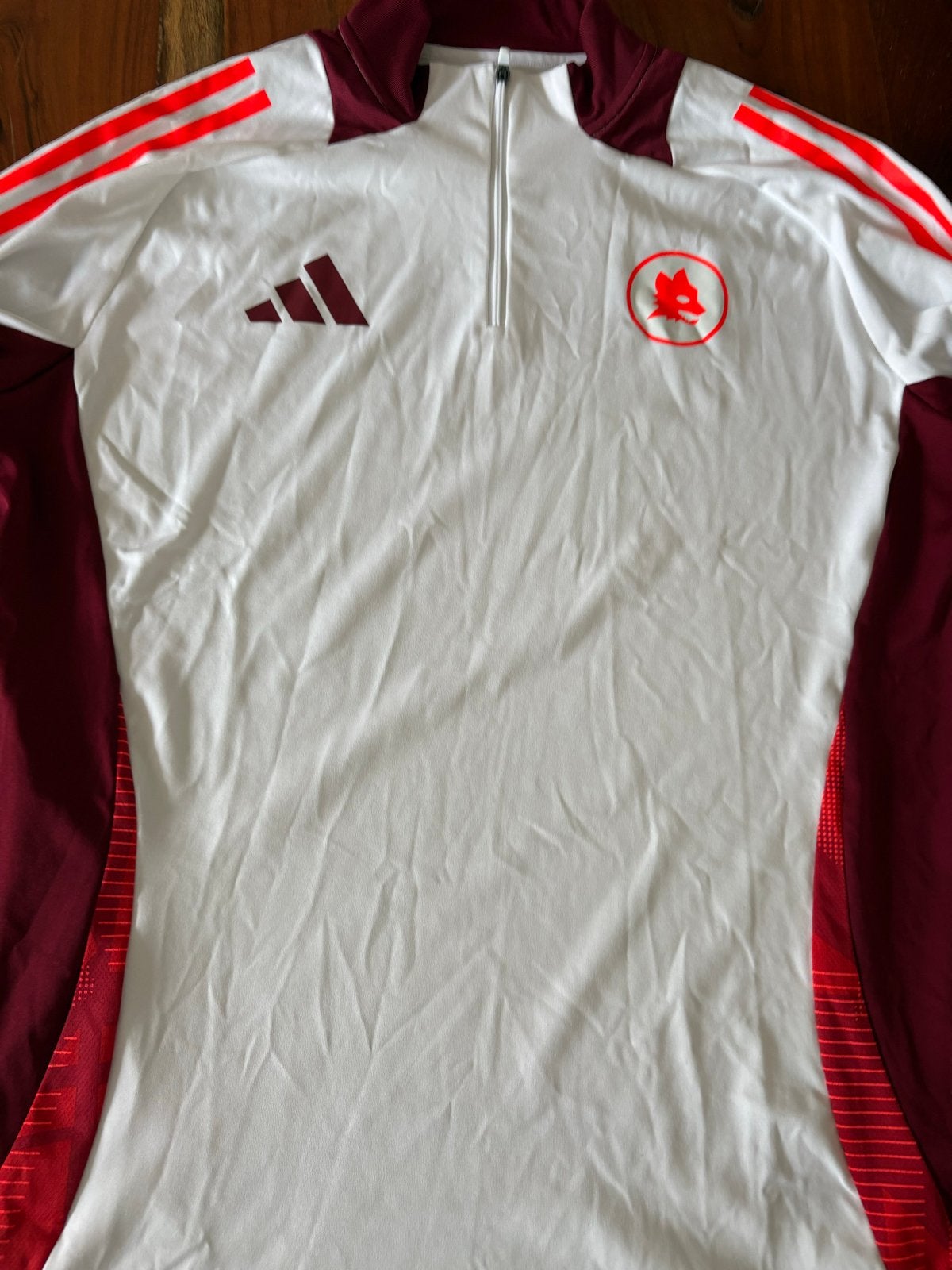 AS Roma adidas Training shirt XL, Wit, Ophalen of Verzenden, Voetbal, Maat 56/58 (XL)
