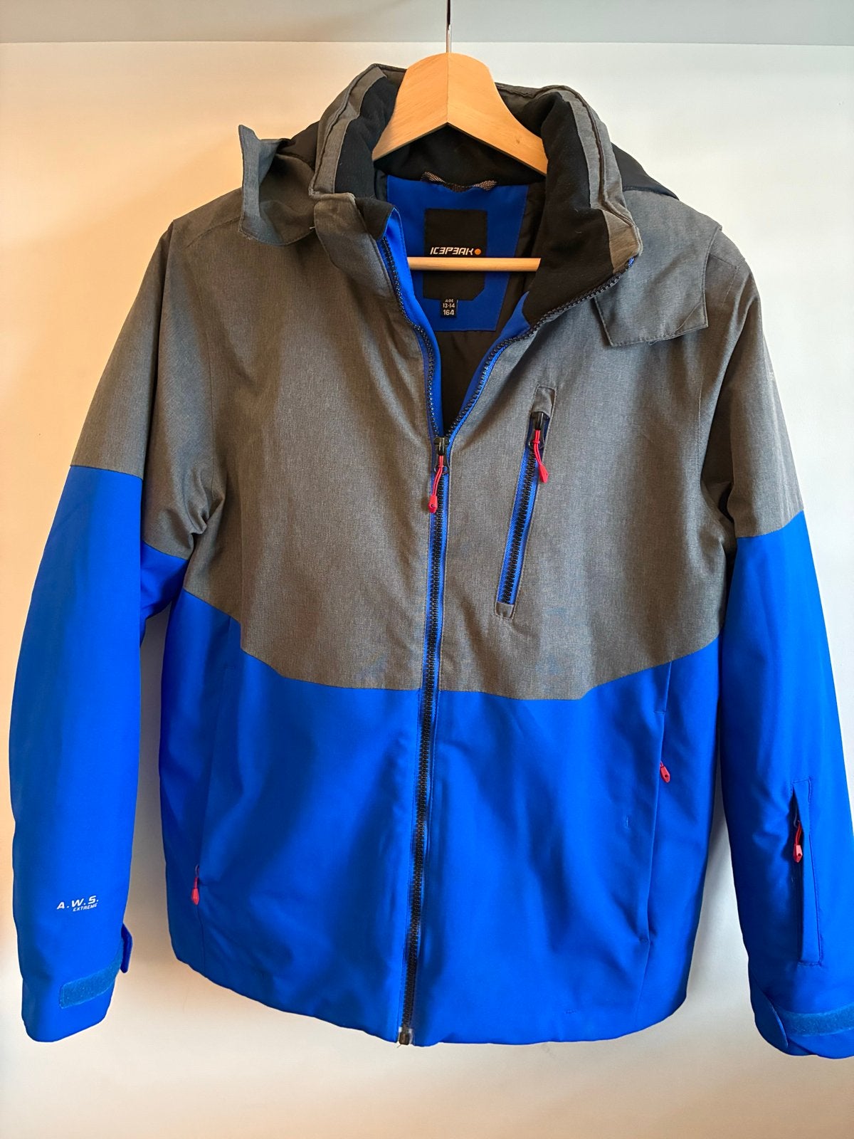 Icepeak ski-jas en skibroek set - Maat 164 (13-14 jaar), Ophalen, Zo goed als nieuw, Jongen of Meisje