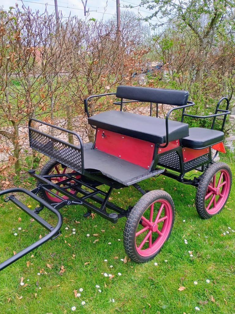 Shetlander /A pony marathonwagen menwagen rijtuig, Dieren en Toebehoren, Marathonwagen, Pony