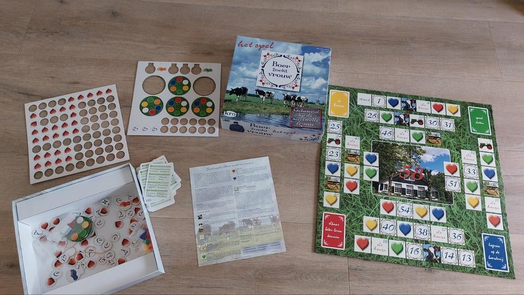Boer Zoekt Vrouw Bordspel - Compleet en in goede staat, Vijf spelers of meer, Ophalen of Verzenden, Zo goed als nieuw, VEOLUW