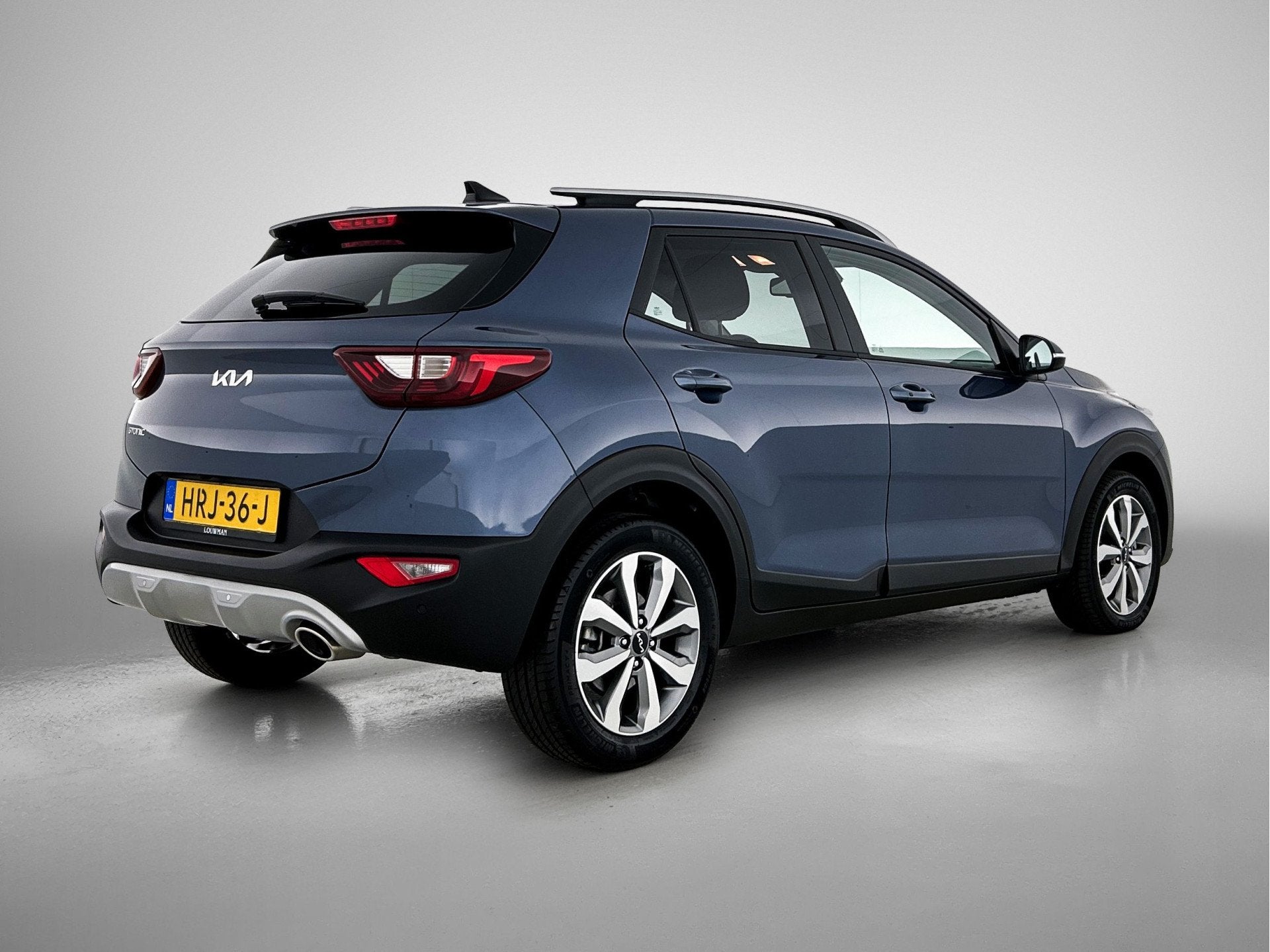 Kia Stonic 1.0 T-GDi MHEV DynamicPlusLine Stoelverwarming |, Blauw, Origineel Nederlands, Bedrijf, Hybride Elektrisch/Benzine