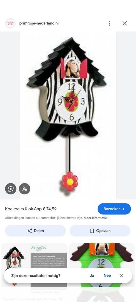 Hangklok, Ophalen, Gebruikt