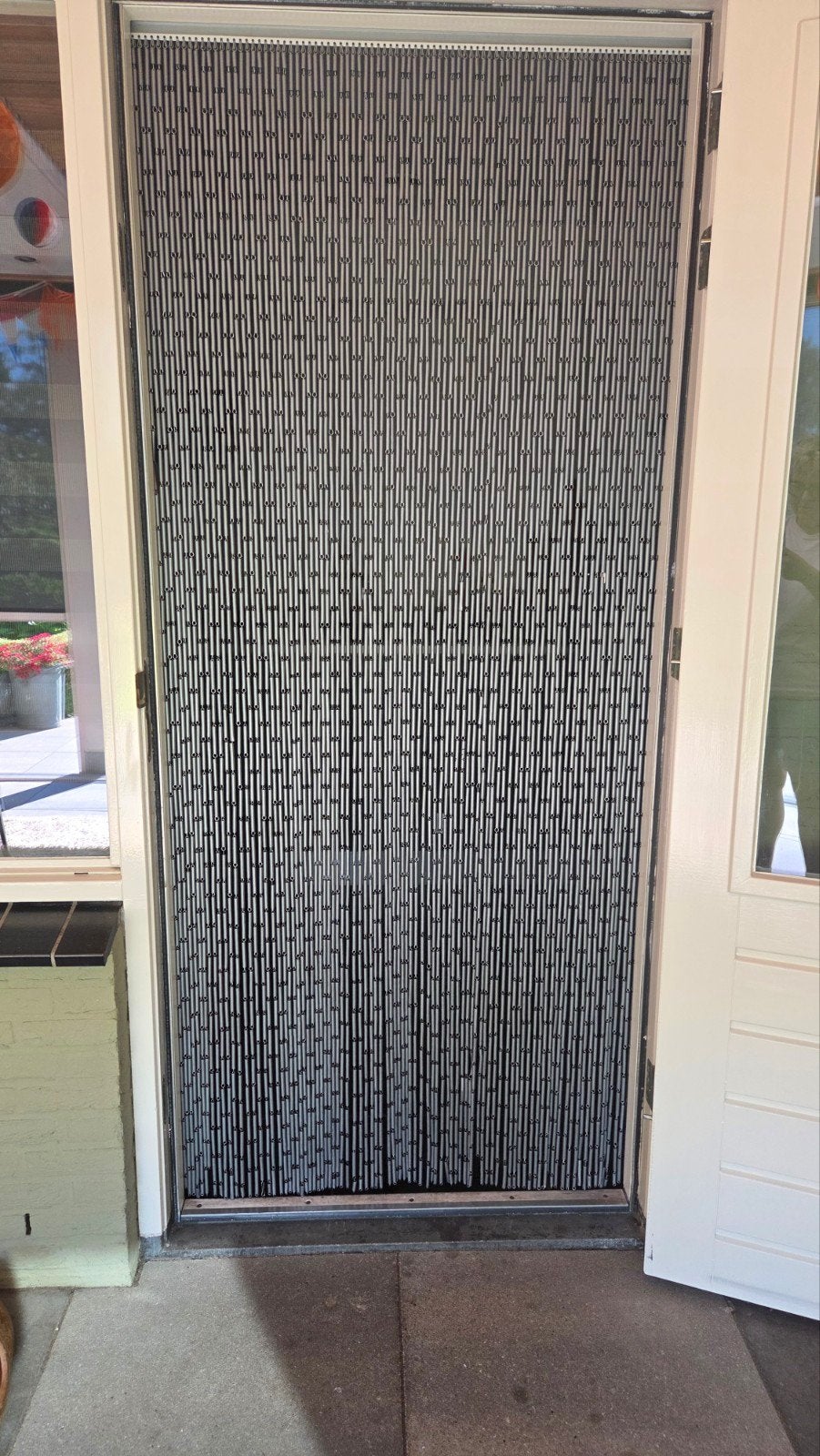 Sun-Arts vliegengordijn Hulzen Zilver  100 x 210cm, Ophalen, Zo goed als nieuw, 80 tot 100 cm, 200 tot 215 cm