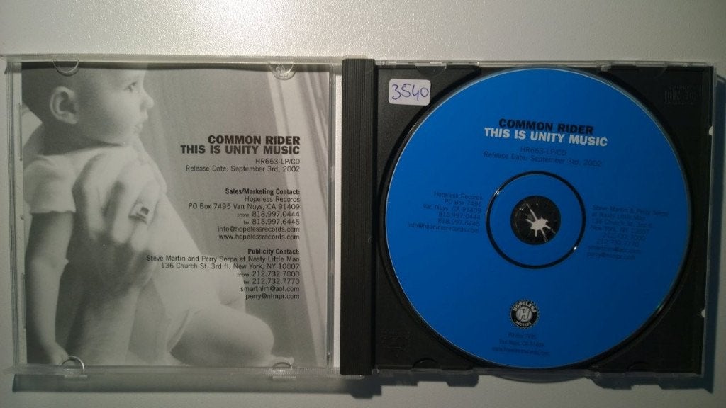 Common Rider - This Is Unity Music, Ophalen of Verzenden, Zo goed als nieuw, Poprock, Album