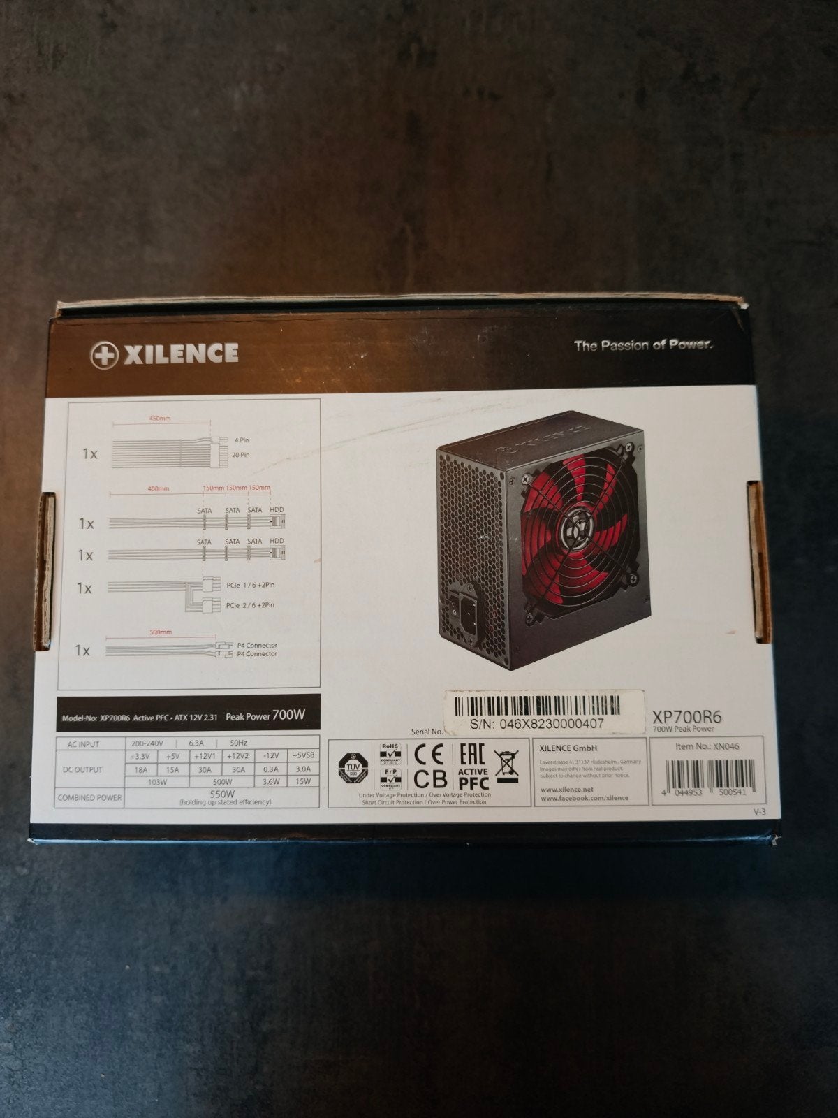 Xilence Performance C Series XP700R6 Voeding 700W, Ophalen of Verzenden, Nieuw