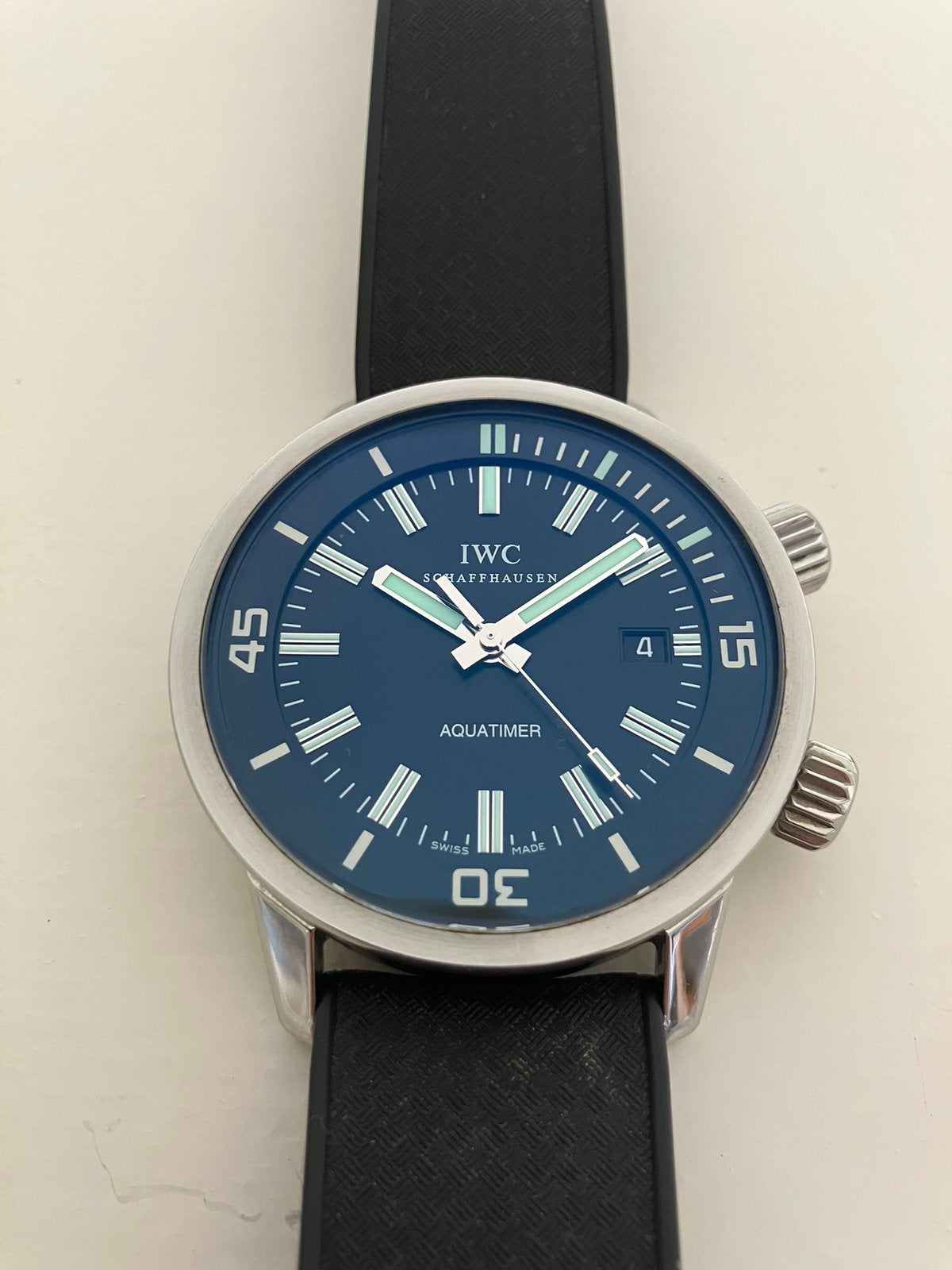 IWC Aquatimer ‘vintage’ / IWC 3231, Sieraden, Tassen en Uiterlijk, Overige merken, Staal, Polshorloge, Overige materialen