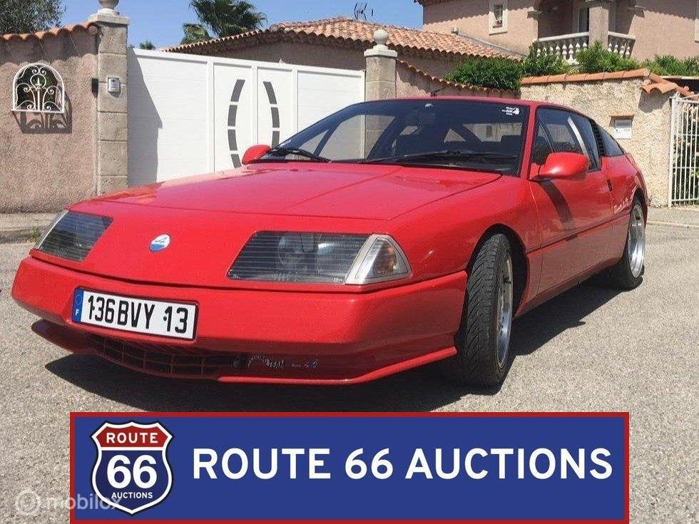 Alpine GTA Turbo | 1990 | Route 66 Auctions, Auto's, Zwart, Bedrijf, Handgeschakeld, Overige carrosserieën