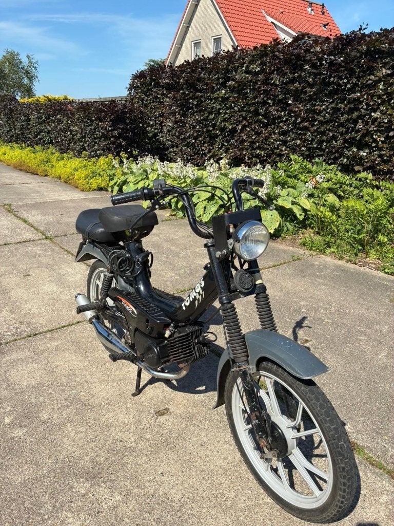 Tomos (2007) met blauw kenteken - Opknapper / Start niet, Fietsen en Brommers, Brommers | Tomos, Ophalen, Gebruikt, Flexer, Maximaal 25 km/u