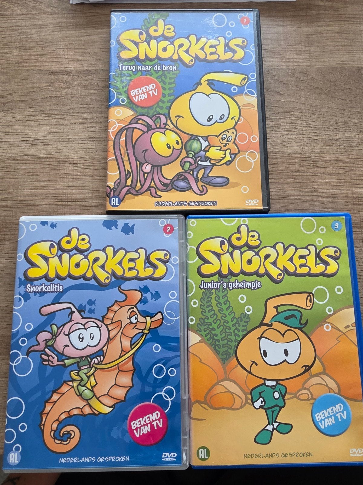 De snorkels 1 t/m 3, Alle leeftijden, Ophalen of Verzenden, Zo goed als nieuw, Amerikaans