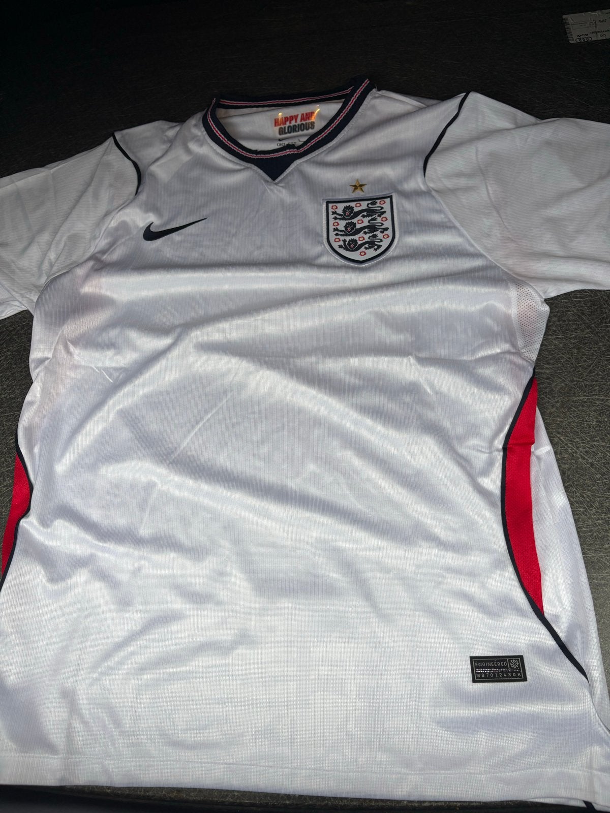 Engeland shirt maat L - Nooit gedragen, Ophalen of Verzenden, Nieuw, Maat 52/54 (L), Wit