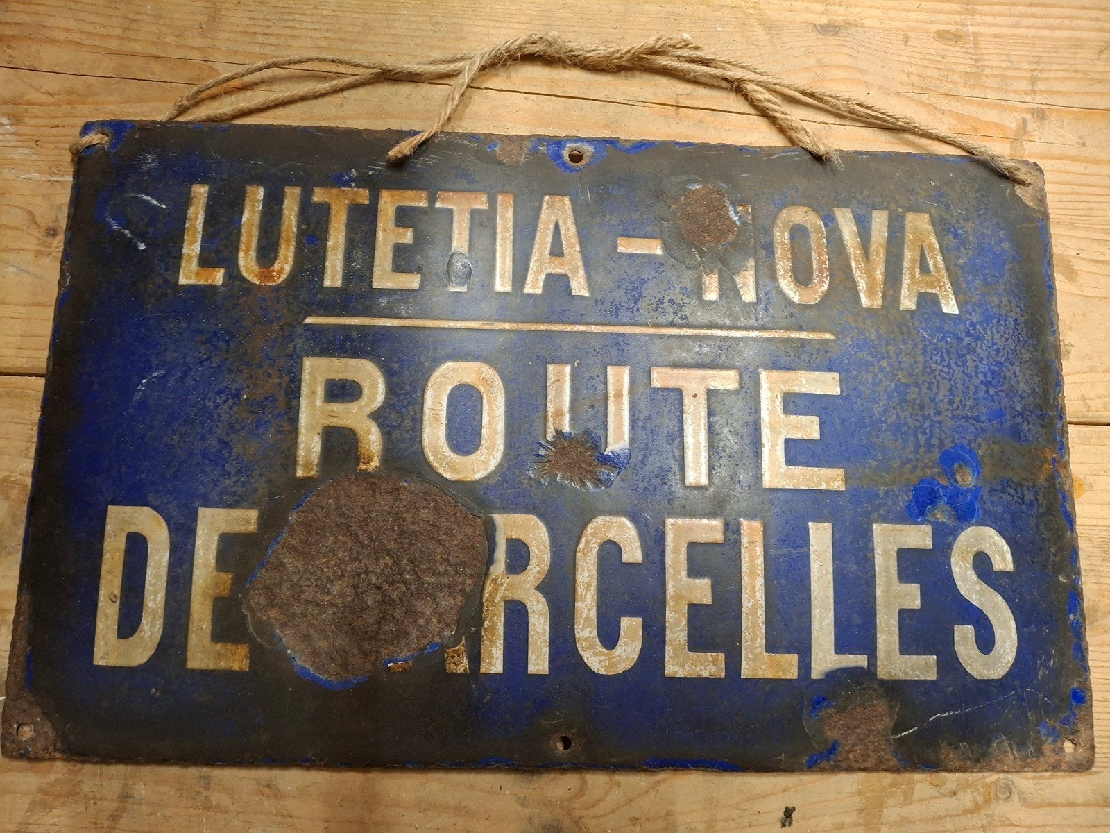 Oud emaille bord straatnaambord naambord, Antiek en Kunst, Ophalen of Verzenden