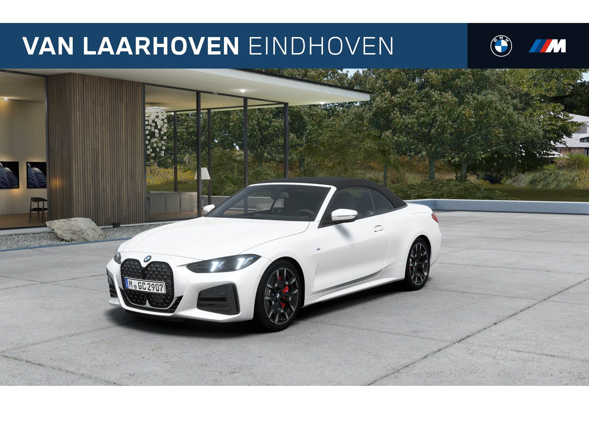 BMW 4 Serie Cabrio 420i M Sport Automaat / Achteruitrijcamer, Auto's, BMW, Automaat, 1998 cc, Zwart, Cabriolet