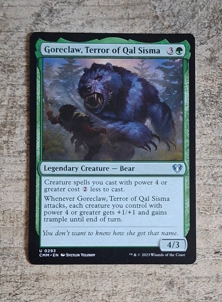 Goreclaw, Terror of Qal Sisma - Magic the Gathering, Verzenden, Gebruikt, Losse kaart