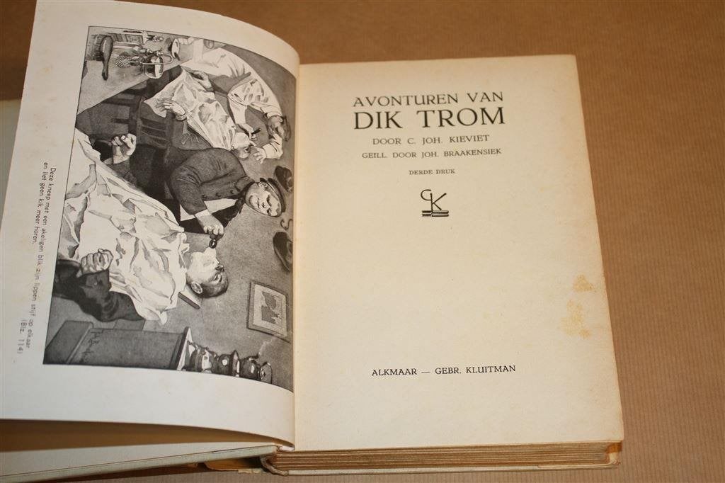 Avonturen van Dik Trom. 3e druk 1939. Met stofomslag., Ophalen of Verzenden, Gelezen