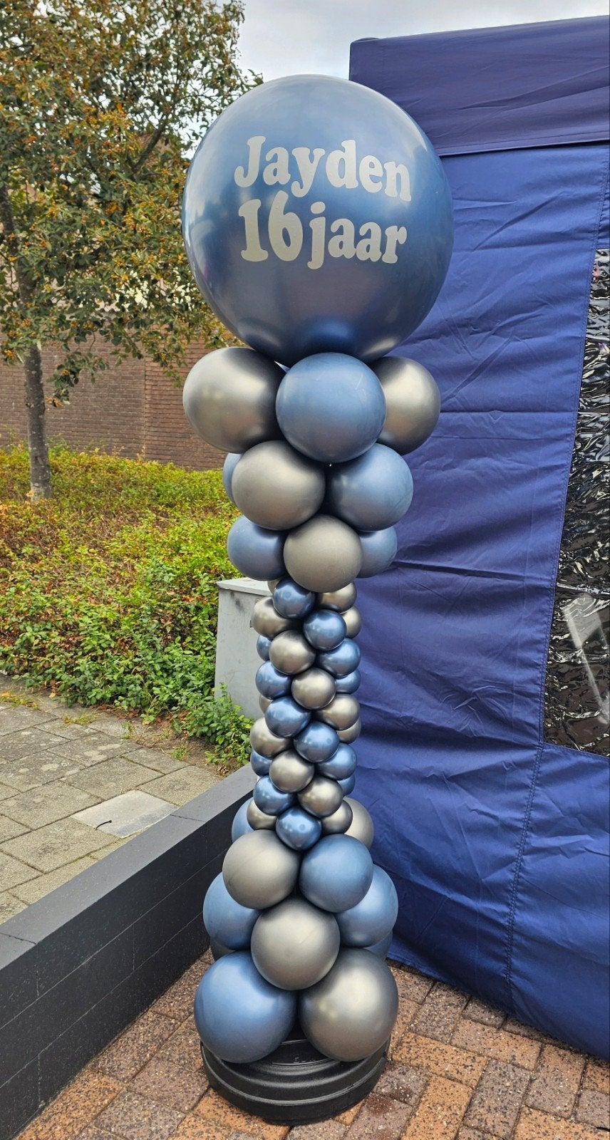 ballon decoratie pilaren, Ophalen of Verzenden, Zo goed als nieuw, Geboorte of Huwelijk