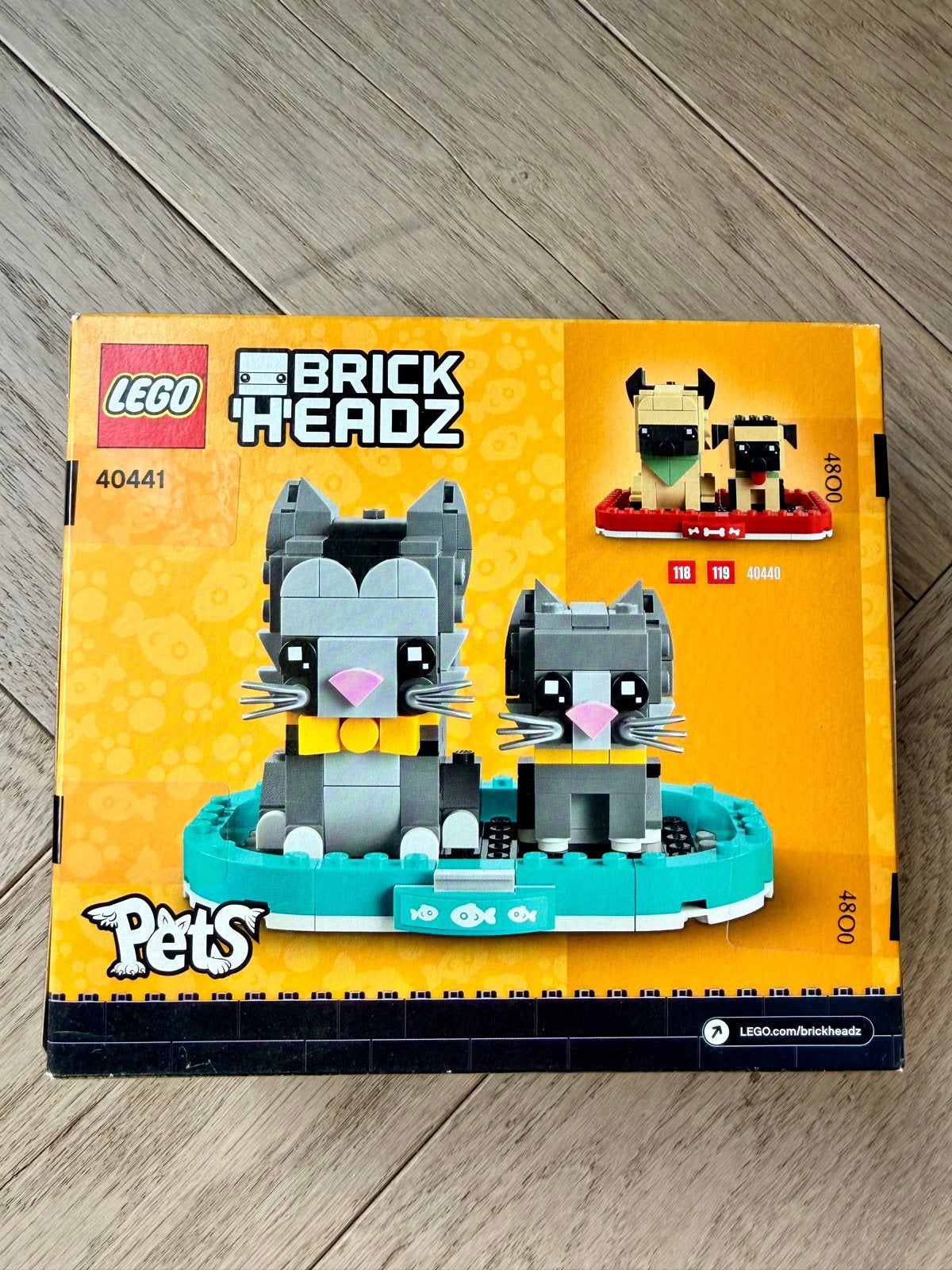 LEGO BrickHeadz 40441 Korthaar Kat & Kitten - Nieuw, BrickHeadz, Lego, Nieuw, Ophalen of Verzenden