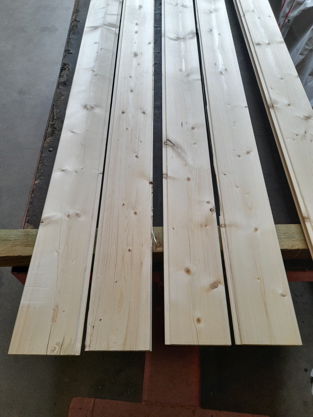 Vuren vloerdelen, B-keus, vloerplanken, velling vloerdeel, Ophalen, Nieuw, Vloerdelen of -planken, 10 m² of meer