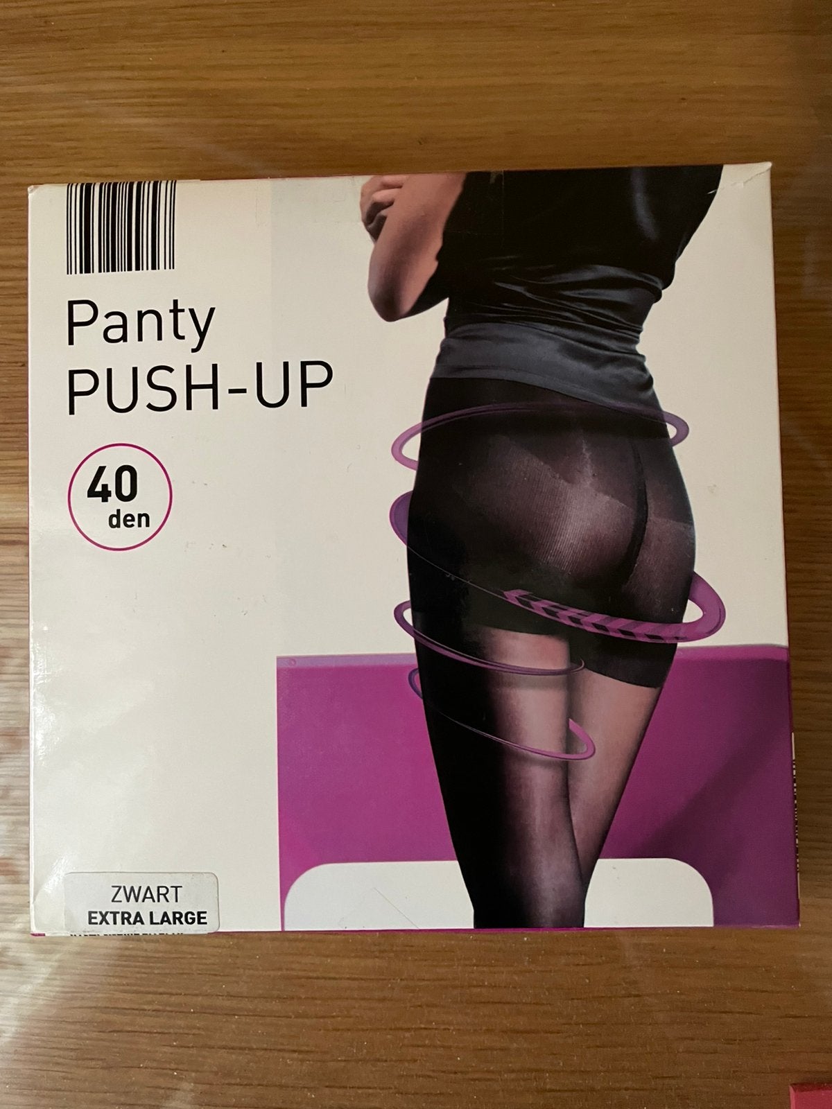 Panty Push Up., Kleding | Dames, Maat 48/52 (XL), Verzenden, Zwart, Nieuw