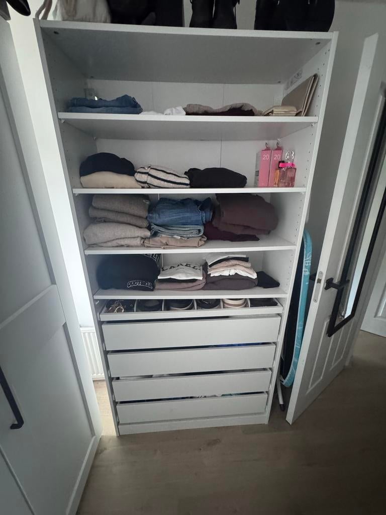 IKEA PAX Kledingkast met KOMPLEMENT interieur, Huis en Inrichting, Kasten | Kledingkasten, Ophalen, 200 cm of meer, 50 tot 100 cm