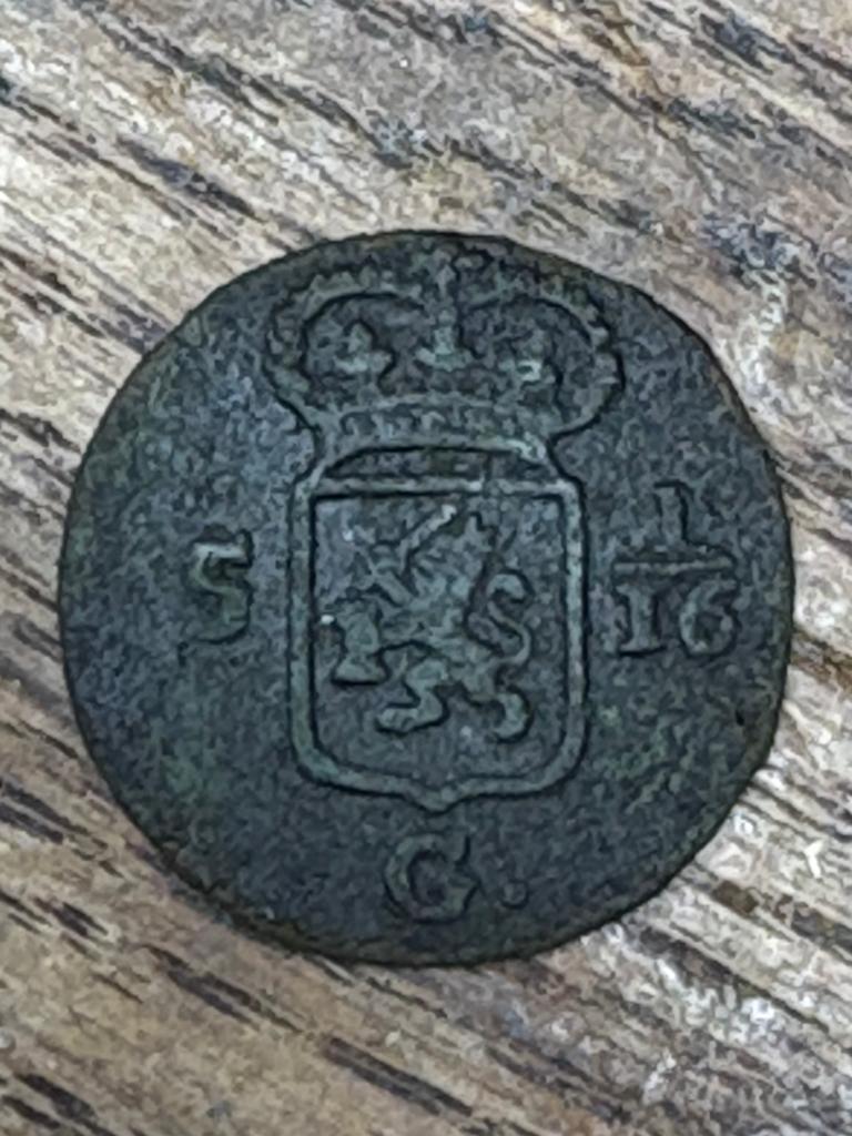 Bodemvondst duit Nederlands-Indië, Postzegels en Munten, Munten | Nederland, Ophalen of Verzenden, Vóór koninkrijk, Overige waardes