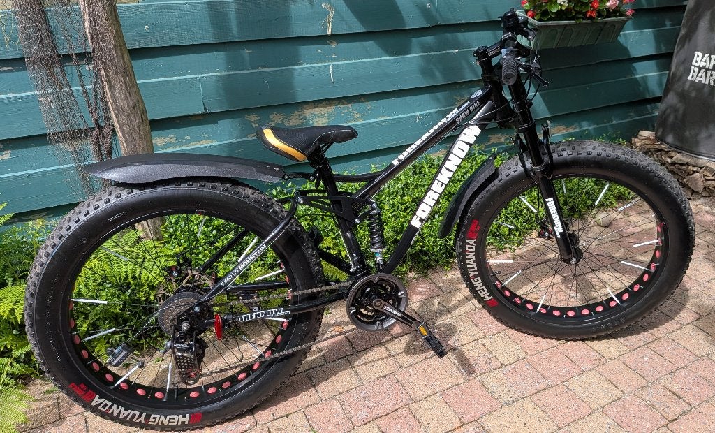 26 Inch Mountain (Snow) Fat Bike (Zo goed als nieuw), Fietsen en Brommers, Fietsen | Mountainbikes en ATB, Fully, 45 tot 49 cm