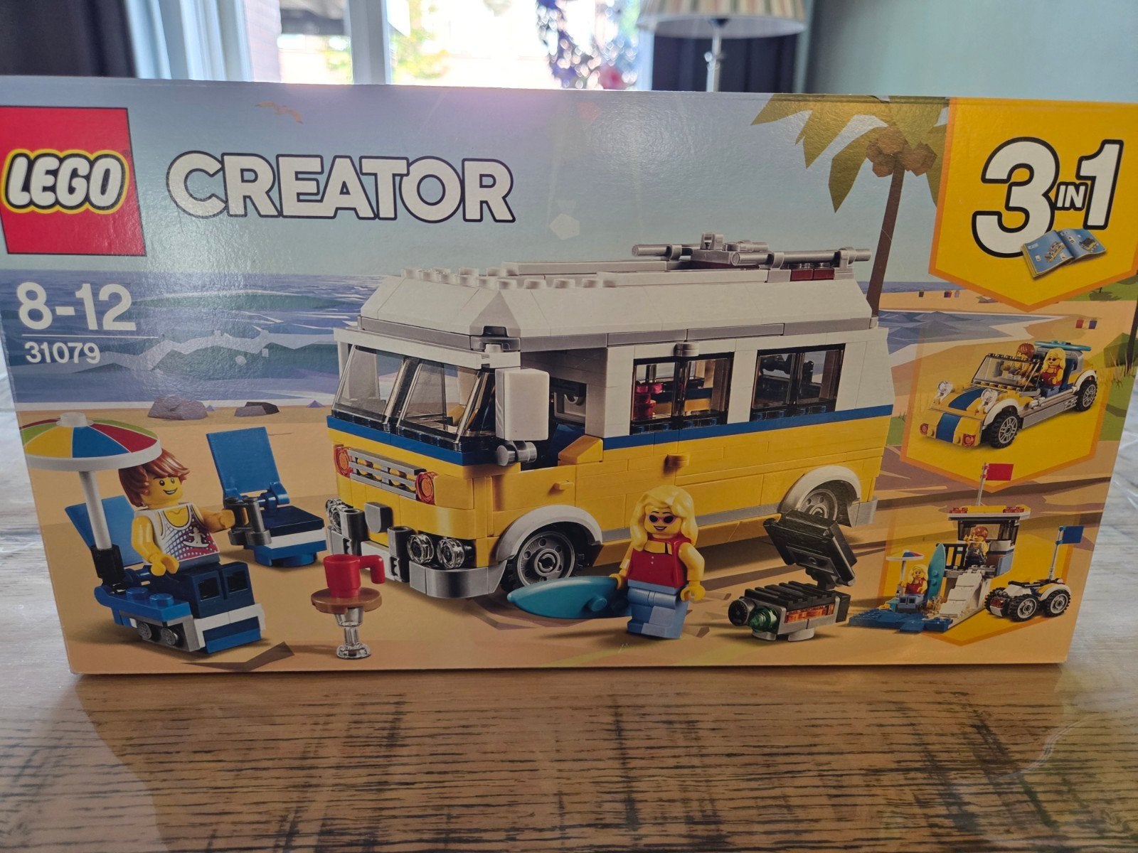 LEGO Creator Surferbusje 31079 - 3 in 1 met doos en boekj, Lego, Ophalen of Verzenden, Zo goed als nieuw, Compleet
