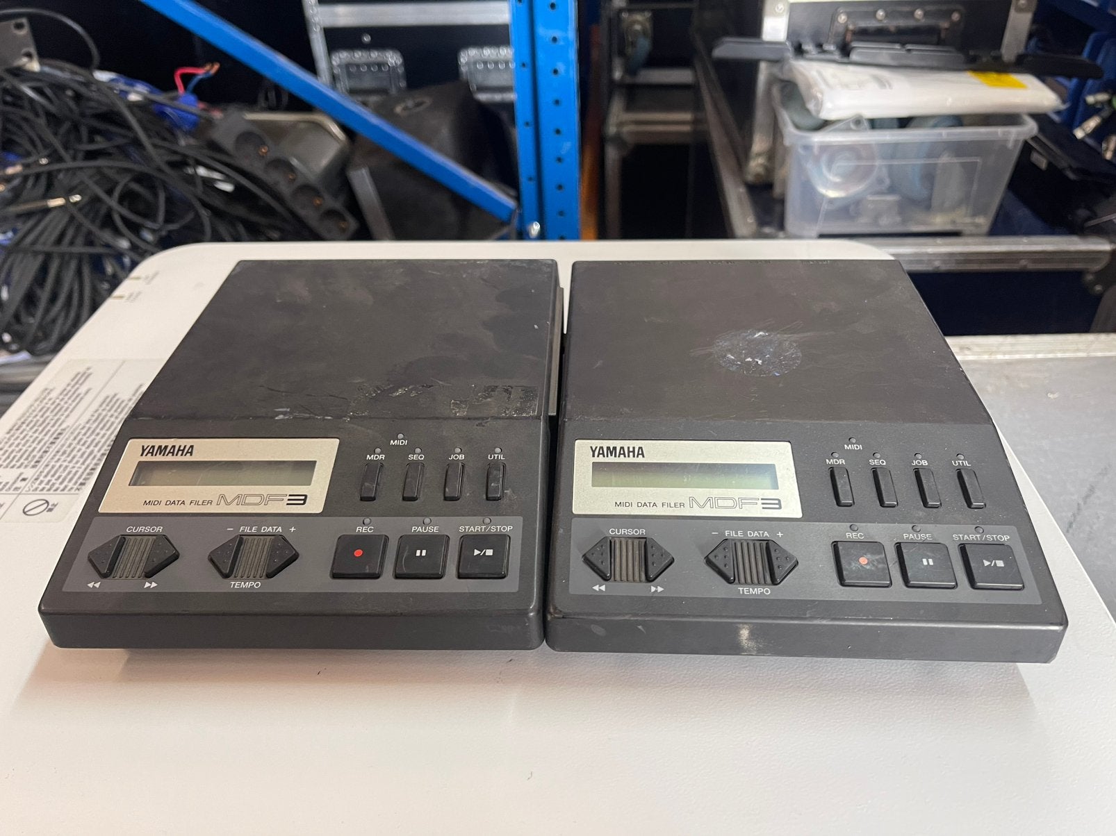 UNIEK. YAMAHA MDF3 Data opslag MIDI Synt,Sample,Drumcomp Enz, Ophalen, Gebruikt, Audio