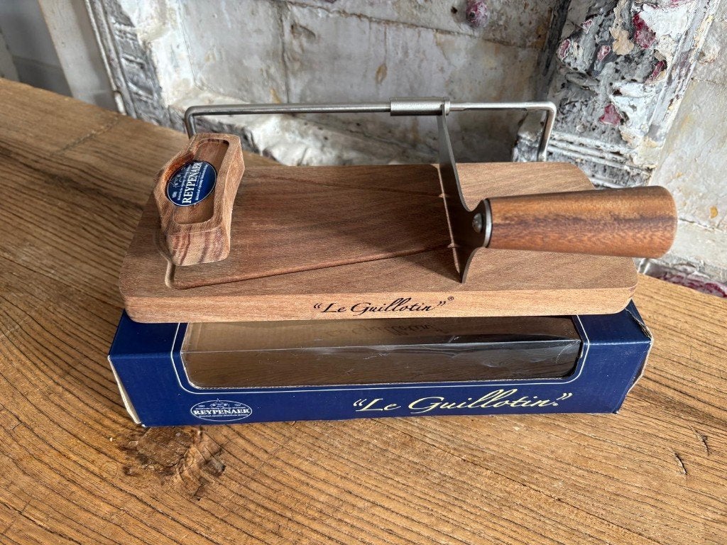 Reypenaer guillotin apparaat - kaassnijder, Ophalen of Verzenden, Zo goed als nieuw