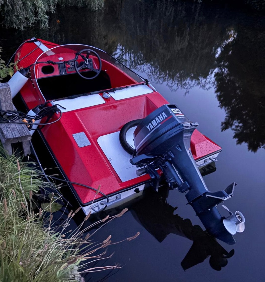 Originele Almarine Seafire speedboot incl. Yamaha 9.9 2 takt, Ophalen, Gebruikt, 2 m, Minder dan 70 pk