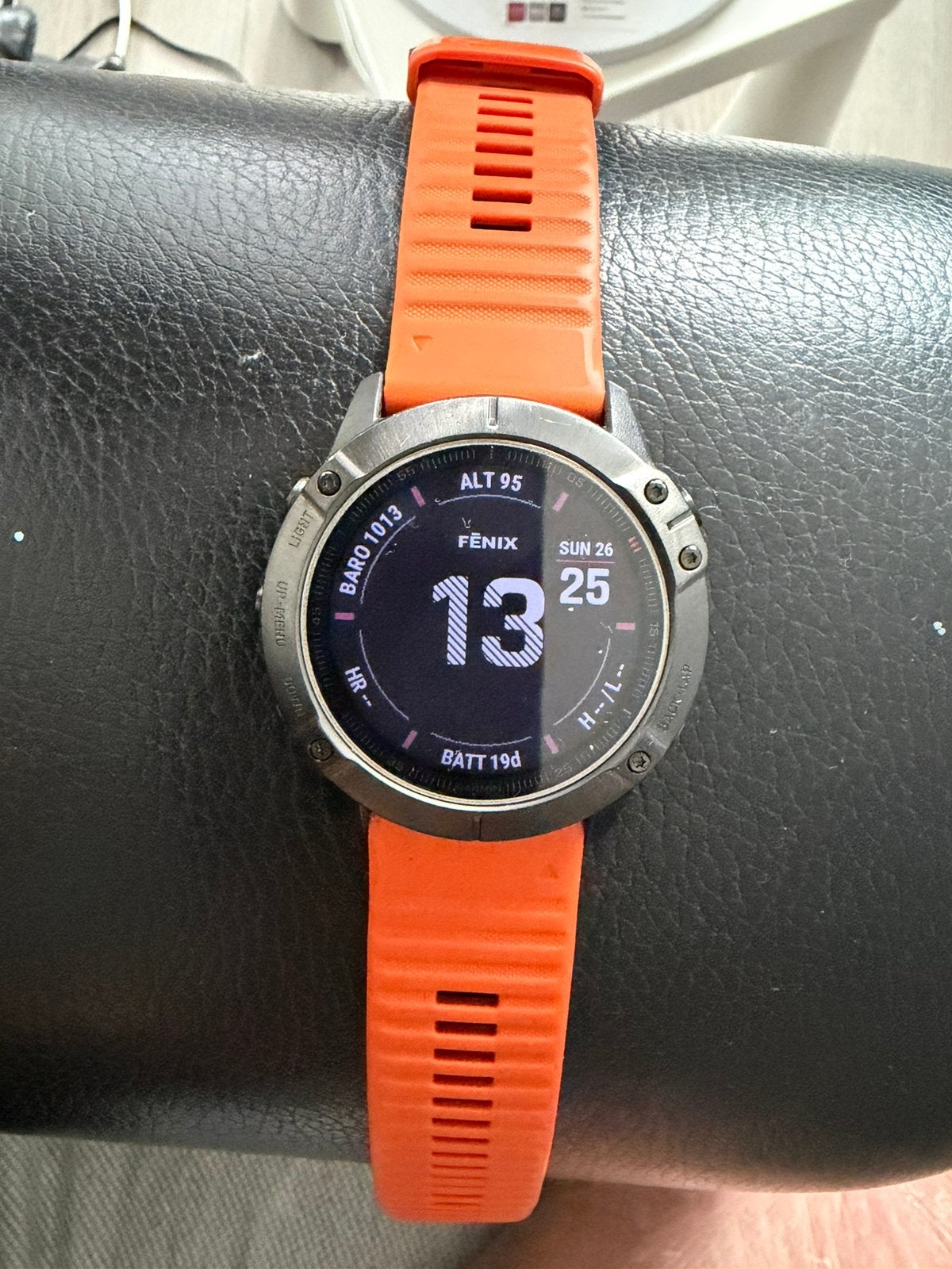 Garmin Fenix 6X Sapphire GPS Multisport, Ophalen, Zwart, Zo goed als nieuw, GPS