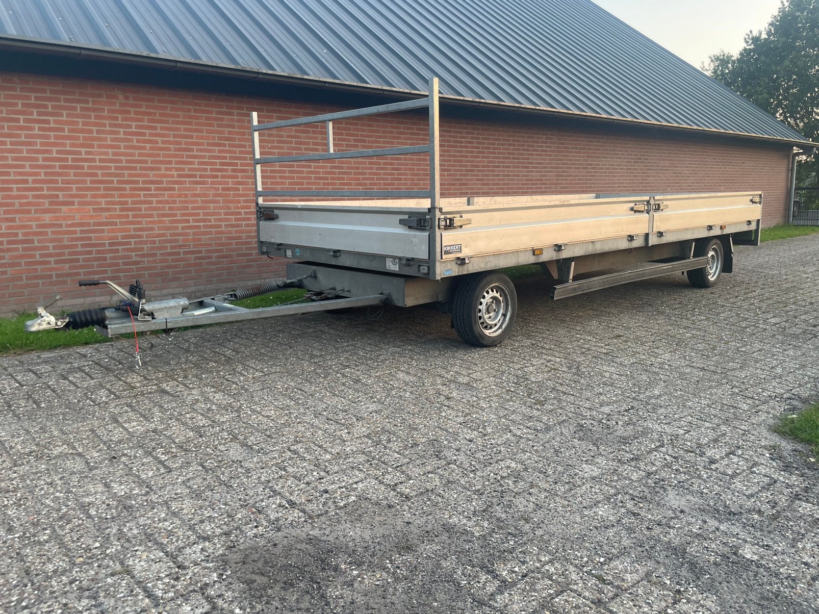 Hapert Schamelwagen aanhanger 500x200cm 2700KG, Ophalen, Zo goed als nieuw