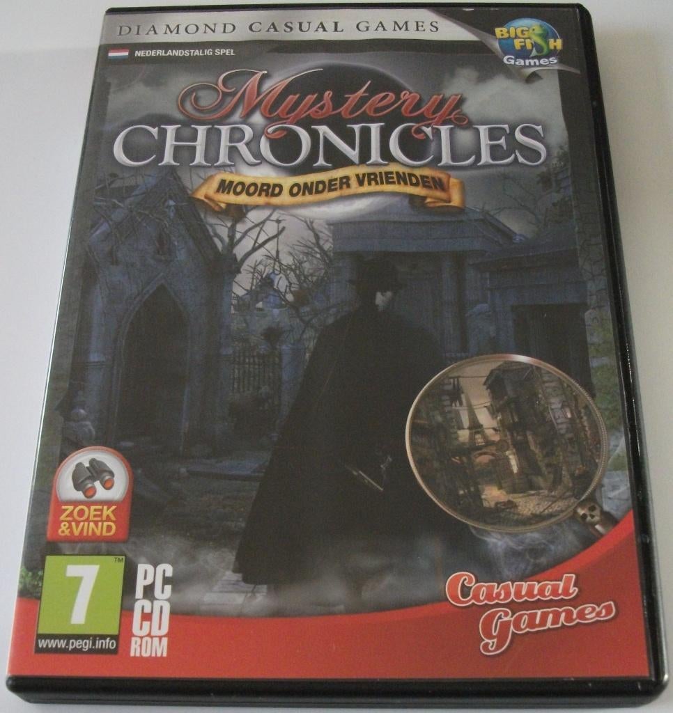PC Game *** MYSTERY CHRONICLES *** Moord onder Vrienden, Puzzel en Educatief, 1 speler, Ophalen of Verzenden, Zo goed als nieuw