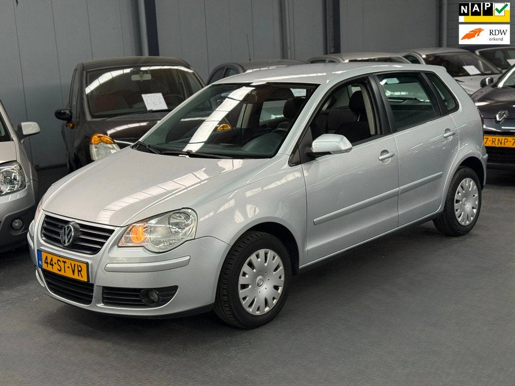 Volkswagen Polo 1.4-16V Comfortline 1 Jaar APK NAP Airco, Voorwielaandrijving, Gebruikt, Zwart, Origineel Nederlands