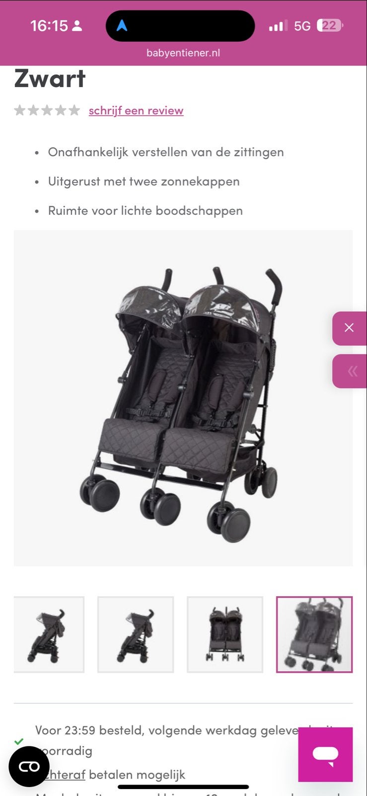 X Adventure Duobuggy – Zo goed als nieuw, Duowagen, Zo goed als nieuw, Ophalen, Kinderwagen