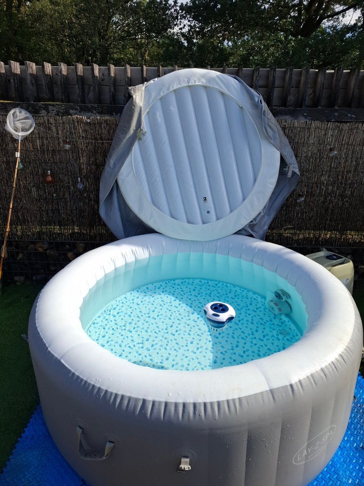 Lay-Z-Spa St. Lucia opblaasbare jacuzzi, Tuin en Terras, Ophalen, Minder dan 80 cm, Opblaaszwembad, Rond