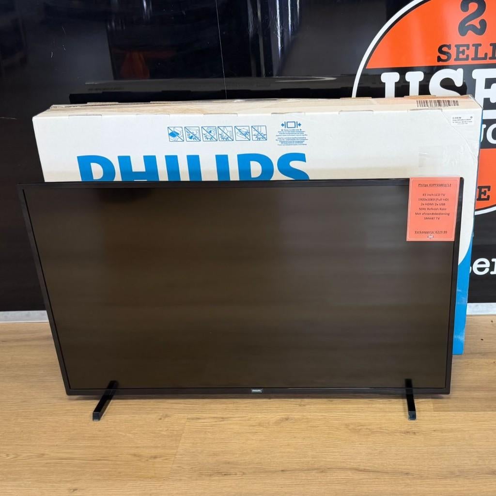 Philips 43PFS5803/12 SMART TV / Televisie | Met AB | In doos, Audio, Tv en Foto, Televisies, Zo goed als nieuw, LCD, 100 cm of meer