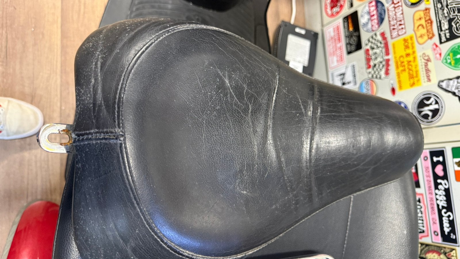 Corbin solo seat met bagagerek. Oa Harley sportster, Ophalen of Verzenden, Gebruikt