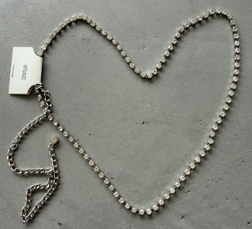Mooi ceintuur met strass steentje => Gala ?!, Ophalen of Verzenden, Nieuw, Zwart, 100 cm of meer