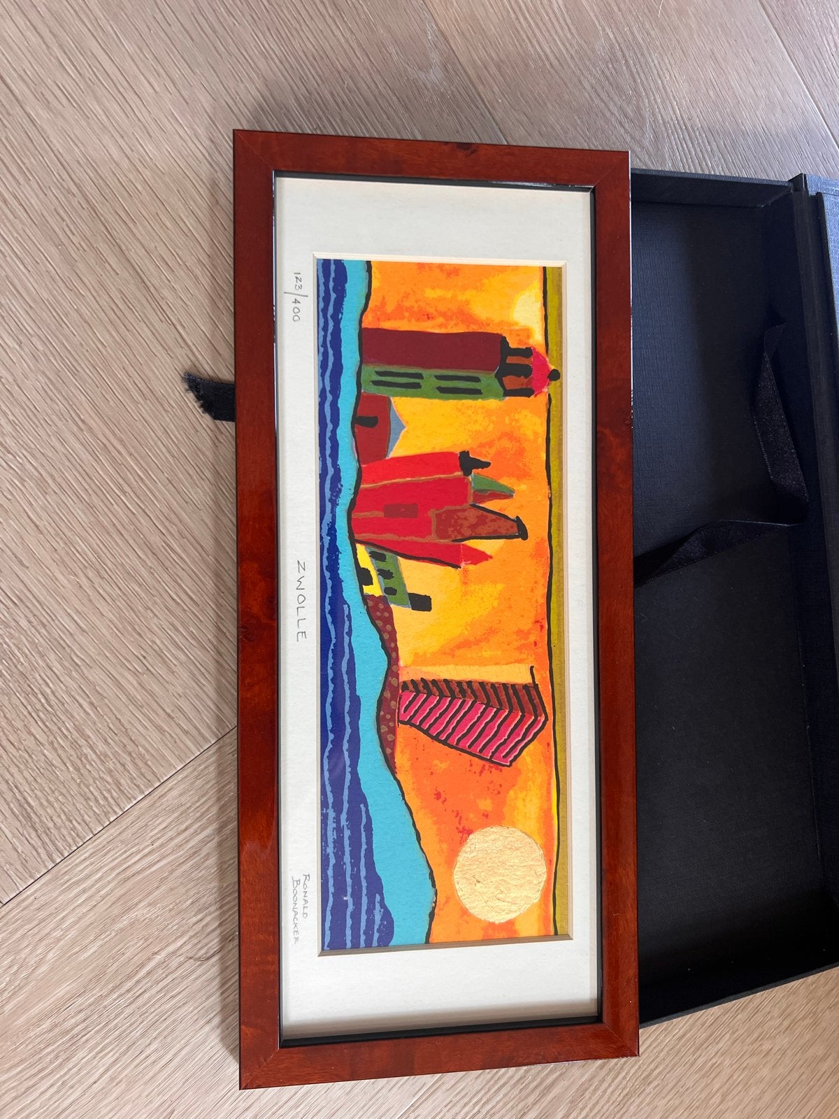 Ronald Boonacker - Zwolle (Giclée, Gelimiteerde oplage), Ophalen, Giclée, Papier/karton, Echtheidscertificaat